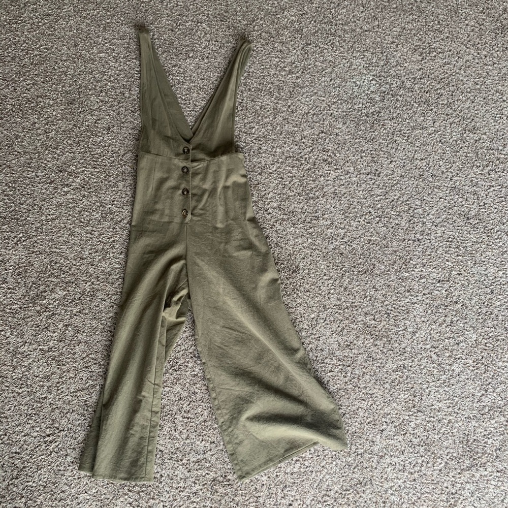 Army green overalls - Sienna Sky